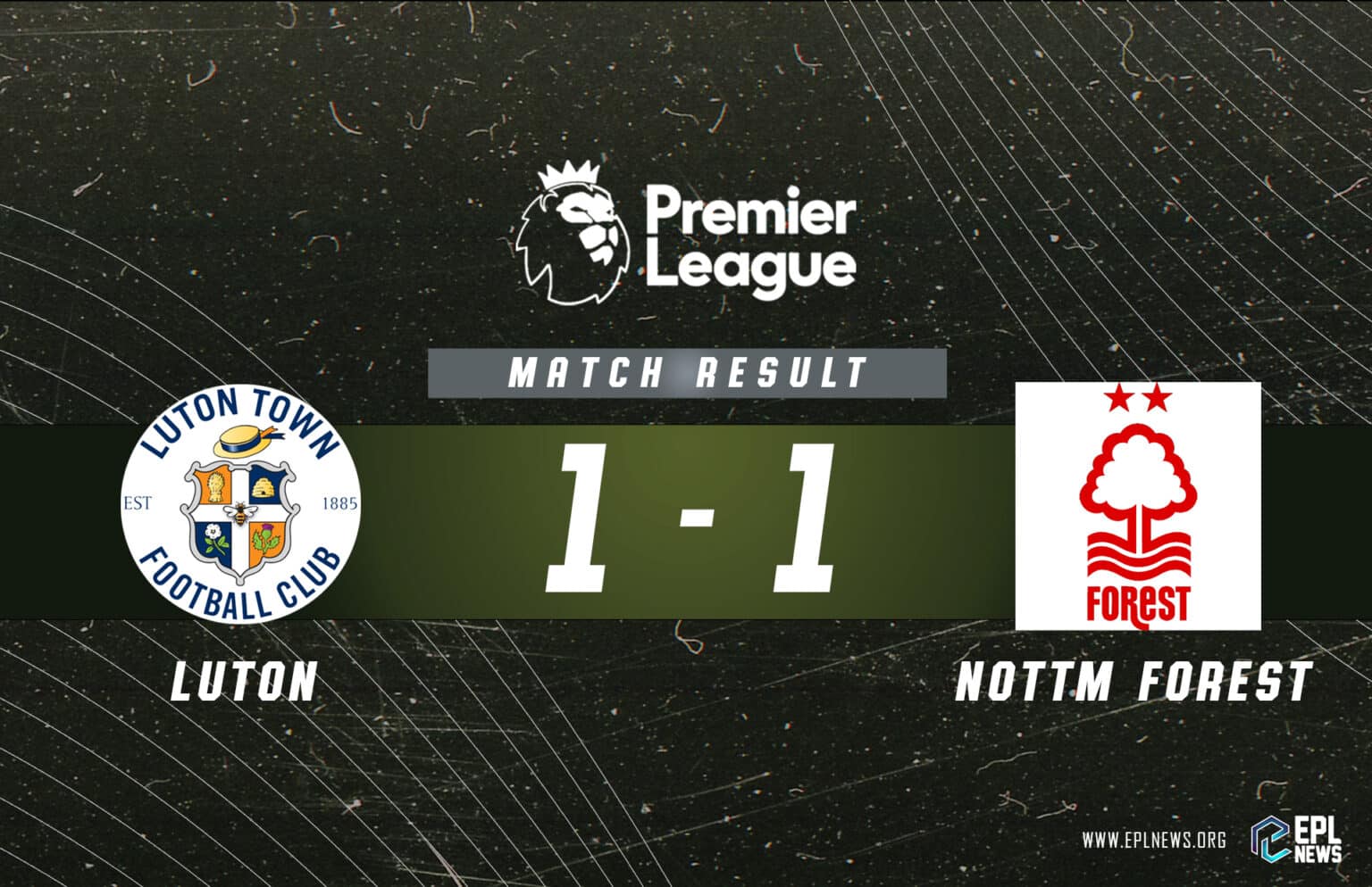 Báo cáo Luton Town vs Nottingham Forest