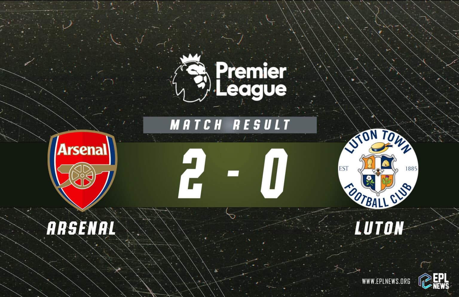 Thông tin Arsenal vs Luton