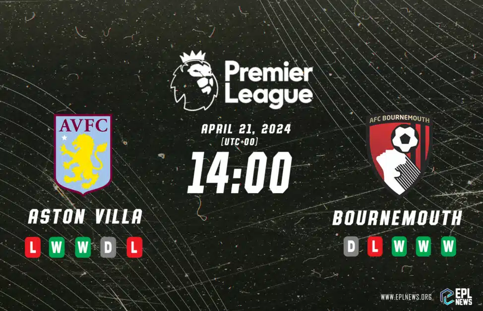 Thông tin trận đấu Aston Villa vs Bournemouth