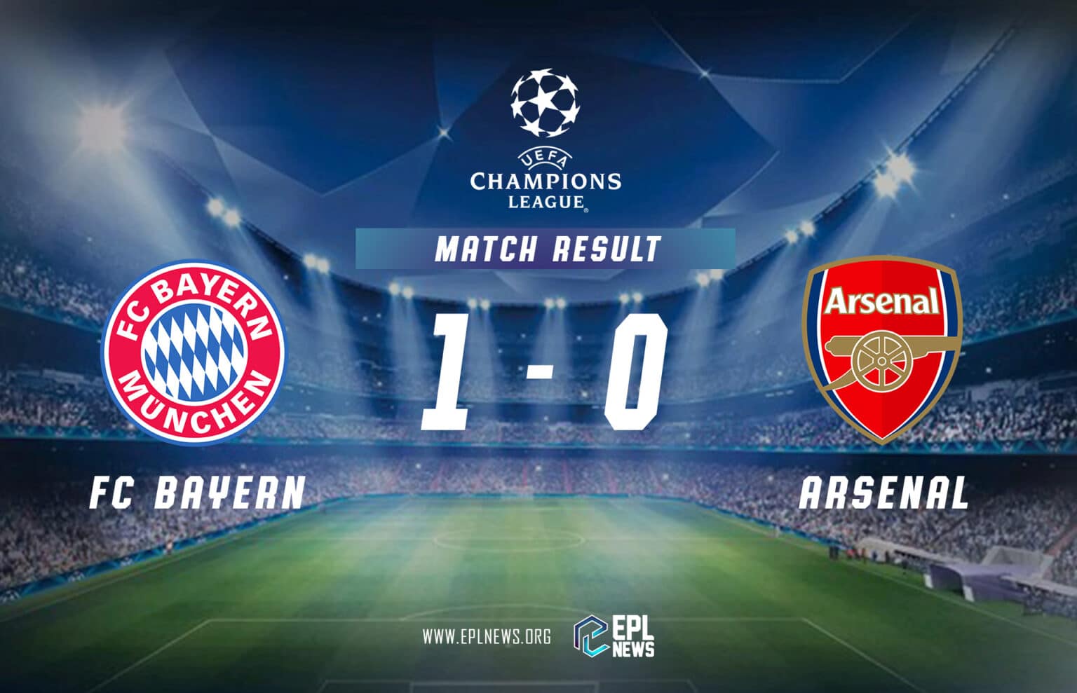 Thông tin trận đấu Bayern Munich vs Arsenal
