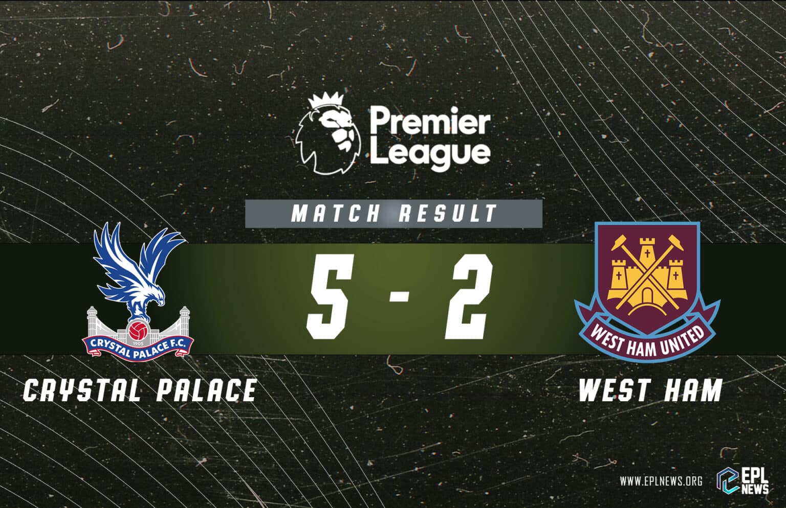 Thông tin Crystal Palace vs West Ham