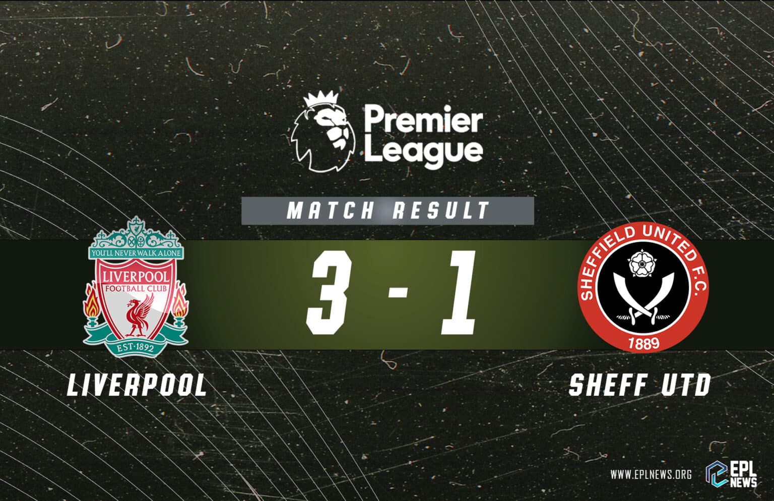 Tường thuật Liverpool vs Sheffield