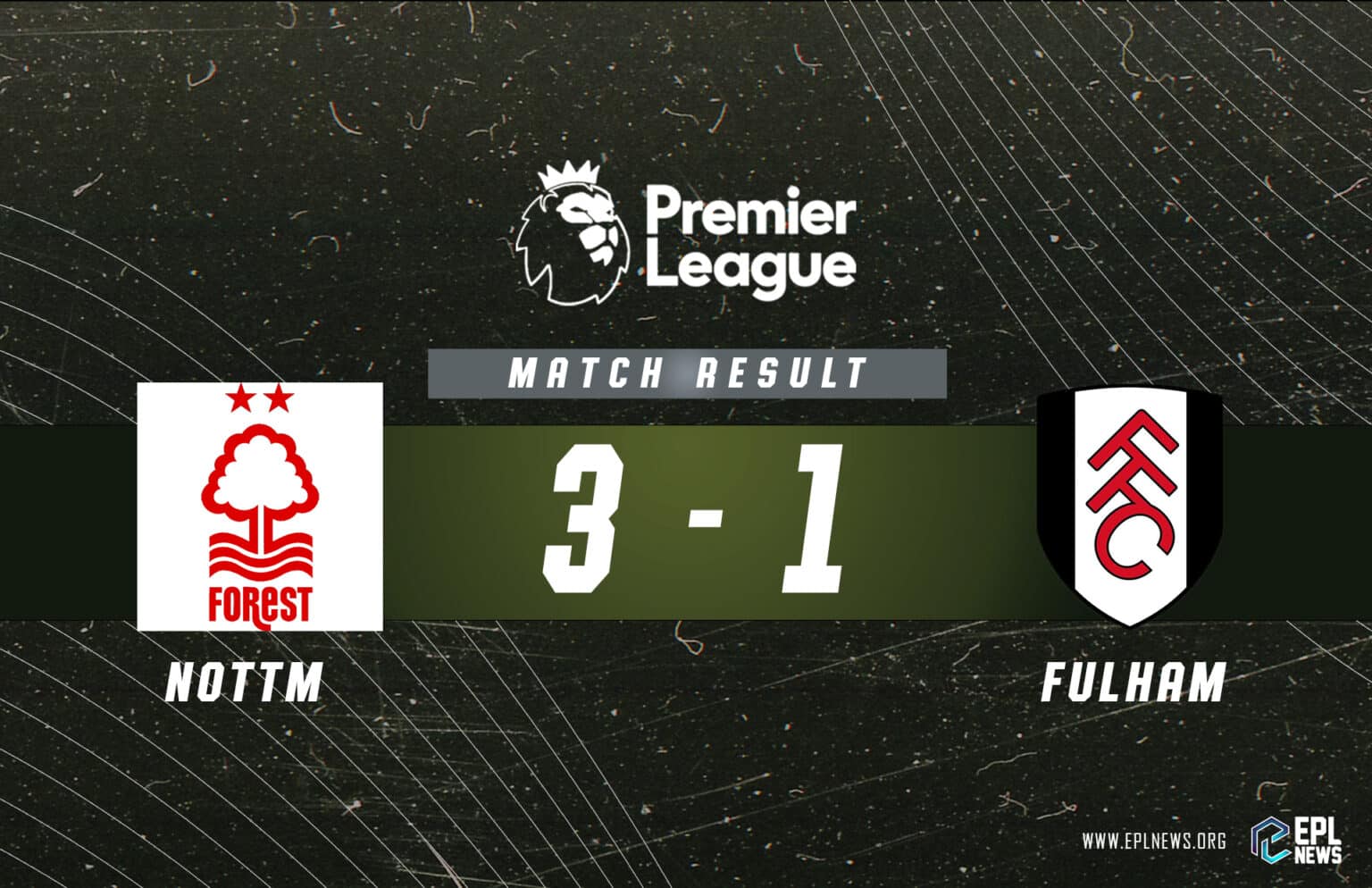 Nottingham Forest vs Fulham 3-1 Report_ Hosts Out of Relegation Zone