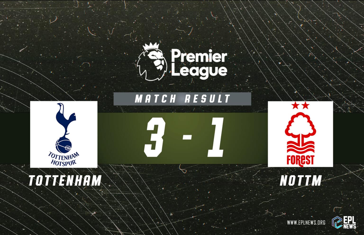 Báo cáo Tottenham vs Nottingham Forest