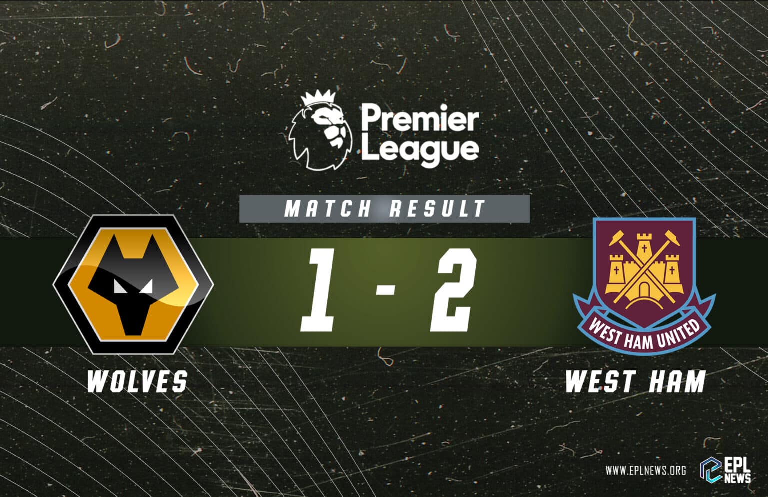 Báo cáo trận đấu Wolves vs West Ham