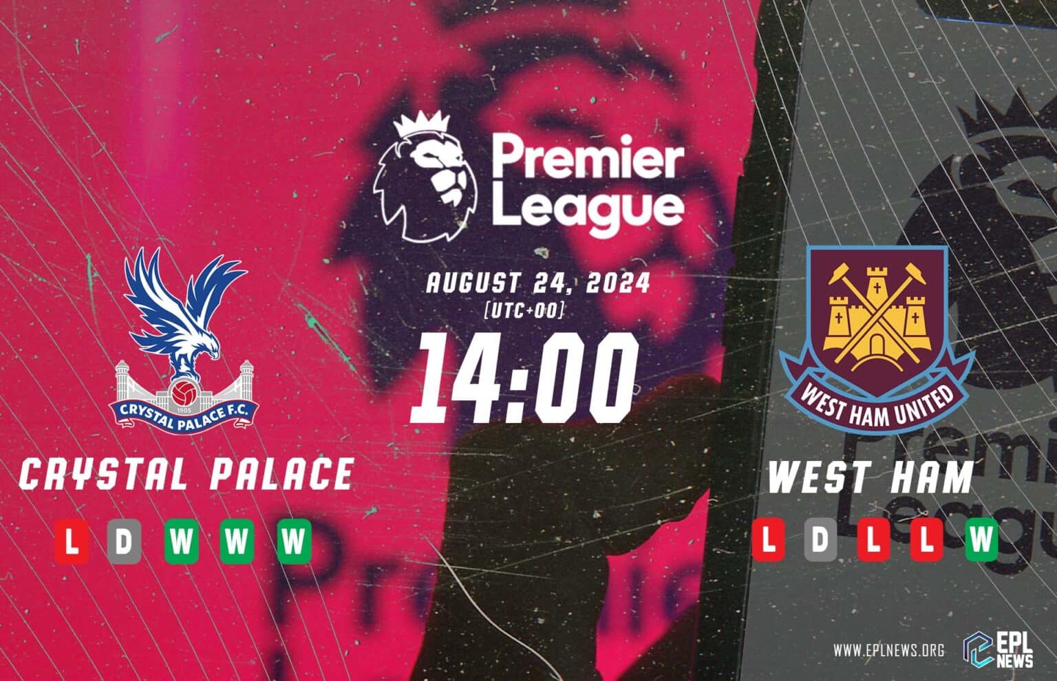 Xem trước trận đấu Crystal Palace vs West Ham