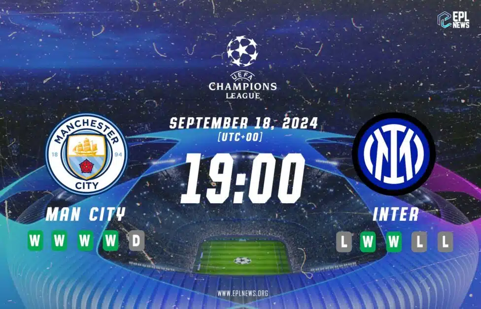 Bản xem trước Manchester City vs Inter Milan