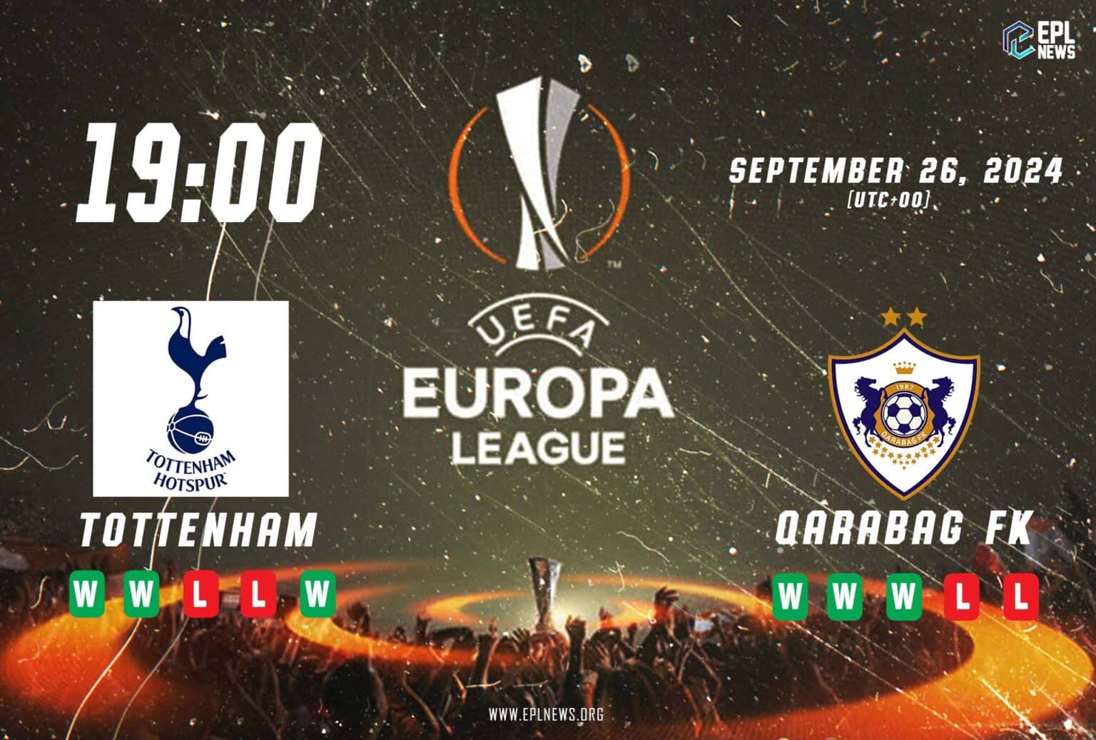 trận Tottenham vs Qarabag