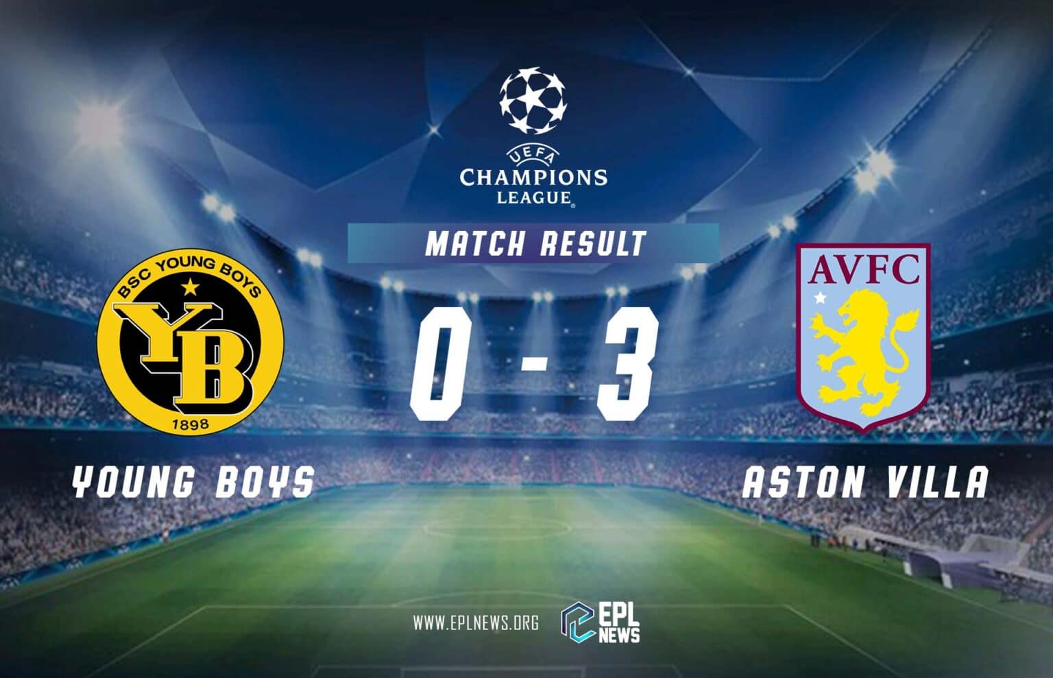 Young Boys vs Aston Villa Report