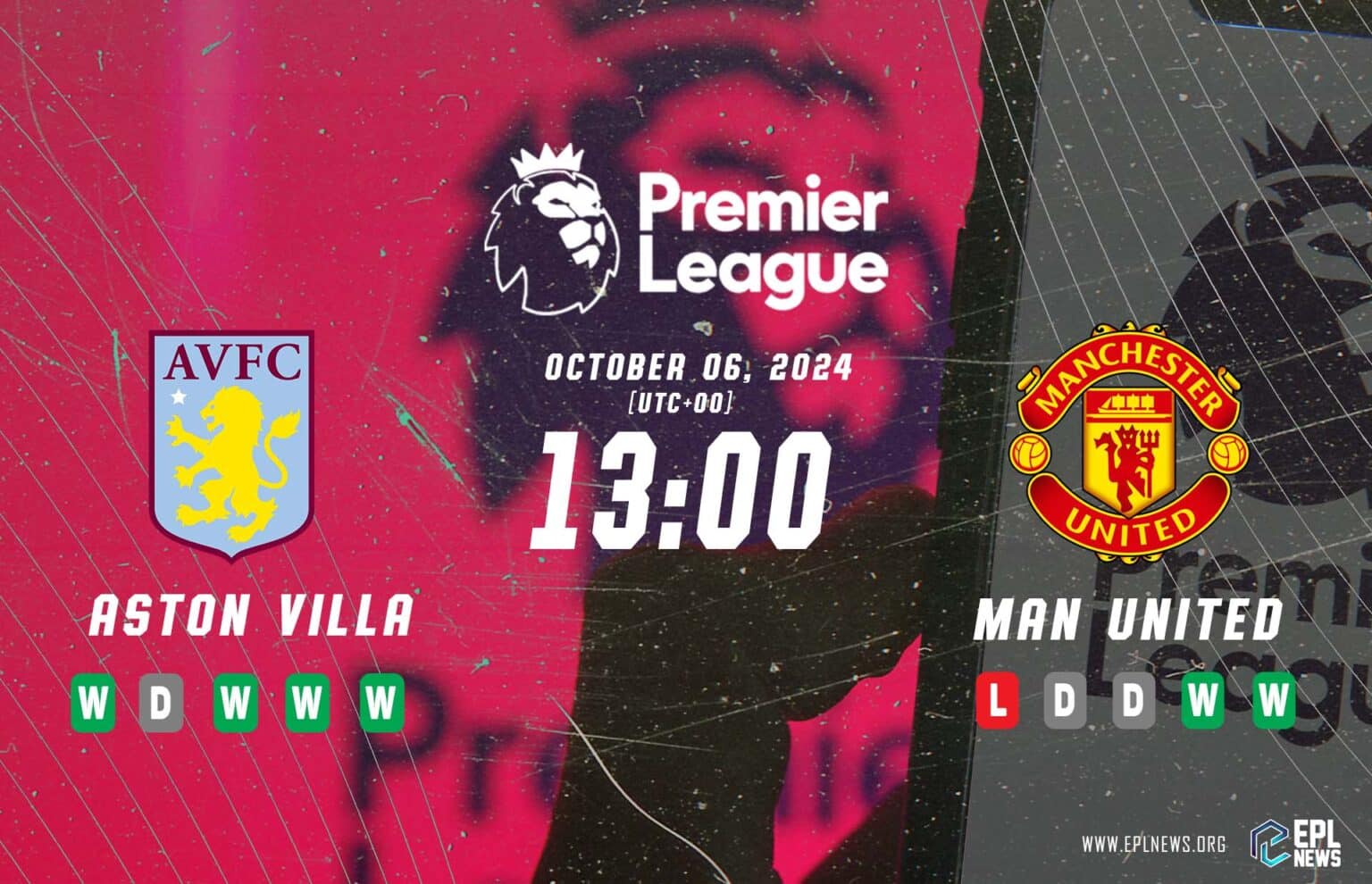 Xem trước trận Aston Villa vs Manchester United