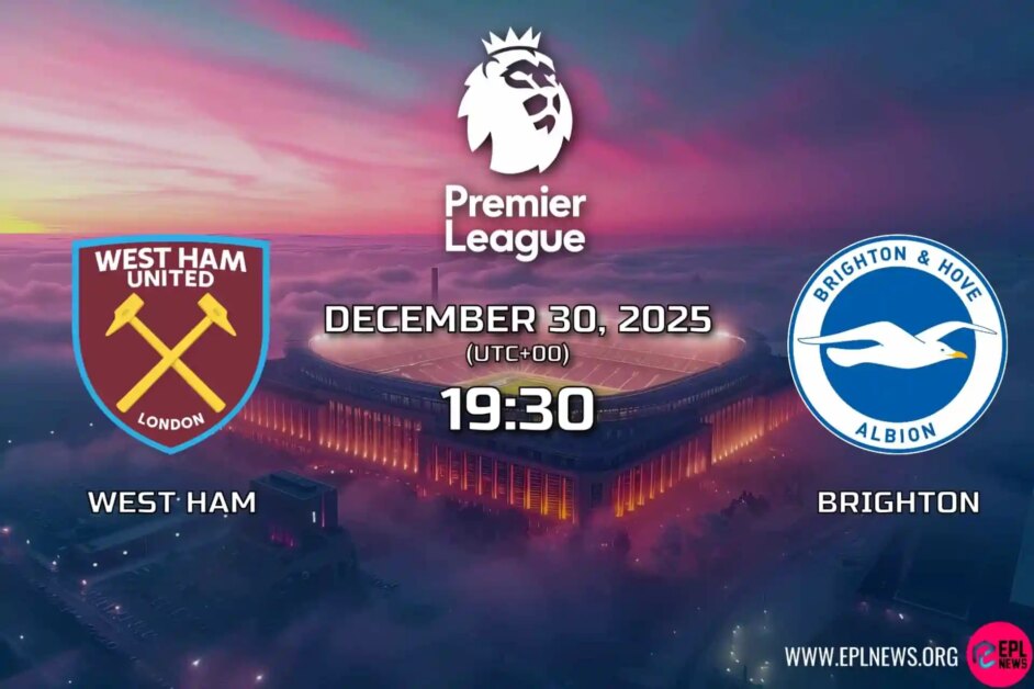 Xem trước West Ham vs Brighton: Desperate Hammers Hy vọng có thể lật ngược tình thế trên sân nhà